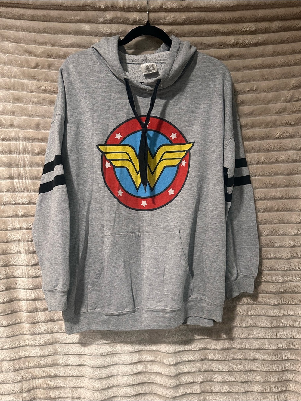 DC Comics Gray Wonder Woman Hoodie